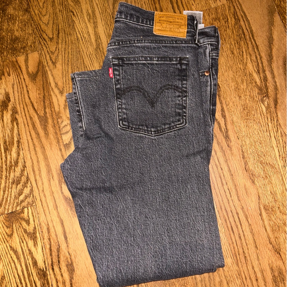 Levi wedge jeans.